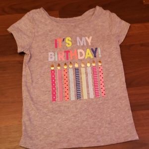 It's my birthday 3t shirt
